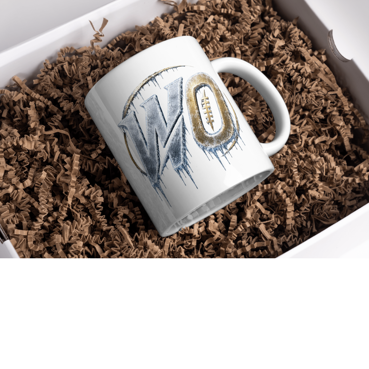 WO ice coffee mug
